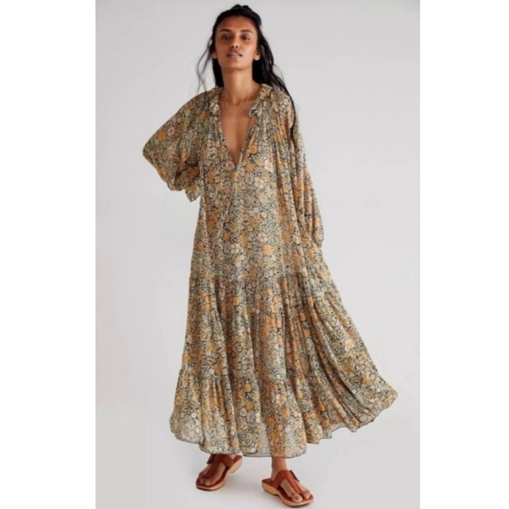 Free People Feeling Groovy Maxi Dress Small